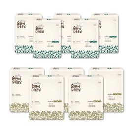 [SALLY'S LAW] Sanitary Pads Cotton Therapy Medium 3packs+Large 3packs - 100% Pure Cotton, US-Certified, Quick Absorption, Ergonomic Leak Prevention for Dry Comfort - Made in Korea